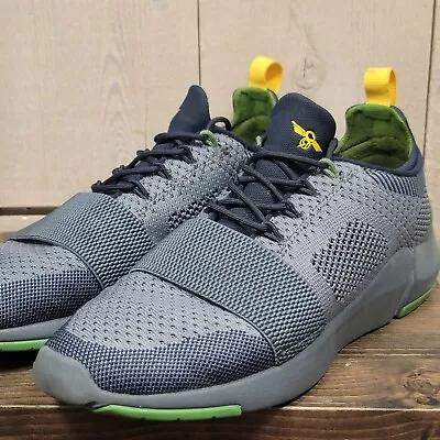 Creative Recreation Men's Size 7 -  Gray Navy Green Sneaker Mesh Lace Up Shoe • $15.99