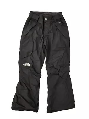 $29.50 • Buy The North Face Girls Black Hyvent Snow Ski Pants Adjustable Waist M 10 12