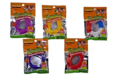 Pack Of 5 NEW BuggyBeds Mosquito Repellent Band Child Friendly DEET FREE • $8.50