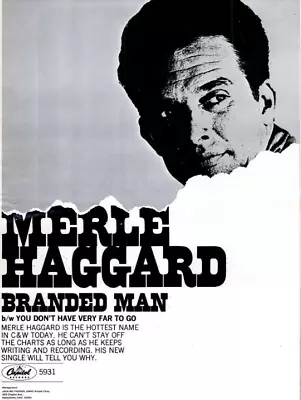 Merle Haggard *2x3 Fridge Magnet* Country Music Star Rock N Roll Guitar Writer • $8.95