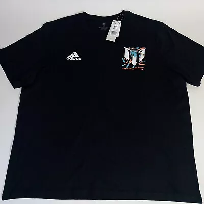 Messi Adidas Soccer Graphic Tee #10 Black T-shirt Short Sleeve 2xl. • $29.97