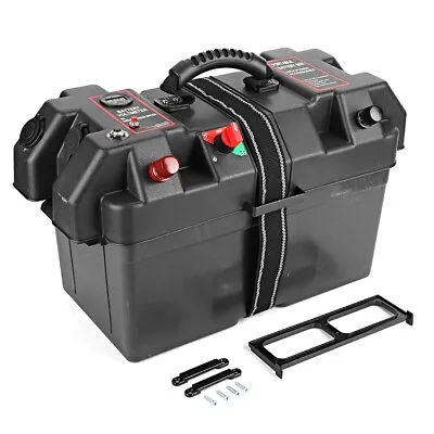 ・Plastic Minnkota Trolling Motor Power Center Station Battery Box USB & 12V Char • $103.92