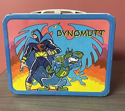 Vintage 1976 Dynomutt Blue Falcon Hanna Barbara Lunchbox No Thermos • $70