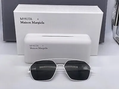 Mykita Sunglasses Men Women Large Square White + Maison Margiela • $180.80