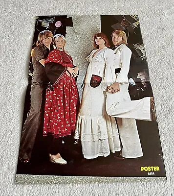 ABBA POSTER 1977 Swedish Poster Music Magazine 1970s Vintage Rare • £46.55