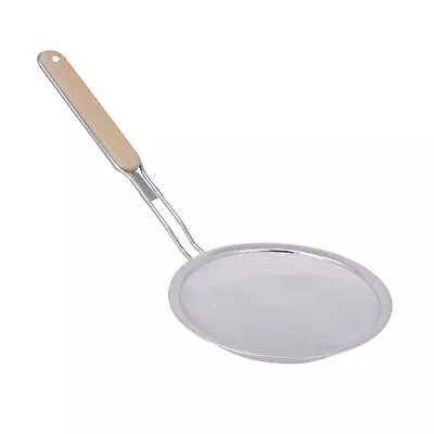 Skimmer Spoon Stainless Steel Straining Mesh Strainer Soup Ladle Filter Kitchen • £8.99