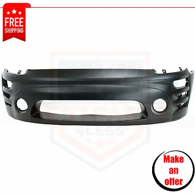 Front Bumper Cover With Fog Lamp Holes 6400B280 For 2002-2005 Mitsubishi Eclipse • $125.99