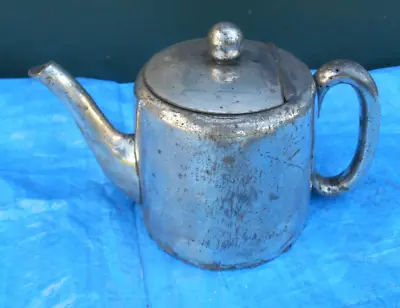 Vintage Teapot W/ Hinge Lid Silver Plate 1323A Walker & Hall Sheffield Repair • £29.90