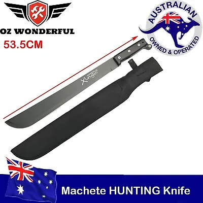 Machete Survival Knife Blade Bush Hunting Camping Combat Knife Tactical 53.5cm  • $25