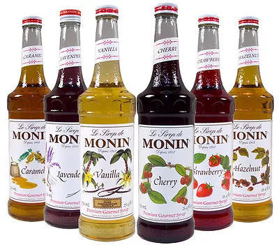 Monin Coffee Syrups 70cl Glass Bottles & Pump Set  -AS USED BY COSTA COFFEE • £19.99