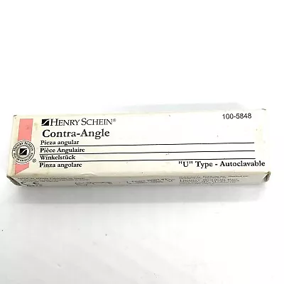 Henry Schein Contra-angle U Type - Autocalavable.  • $95