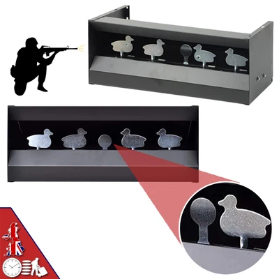 £26.85 • Buy Magnetic Gallery Target Duck Knockdown Pellet Trap Knock Down Hunt Air Gun Catch