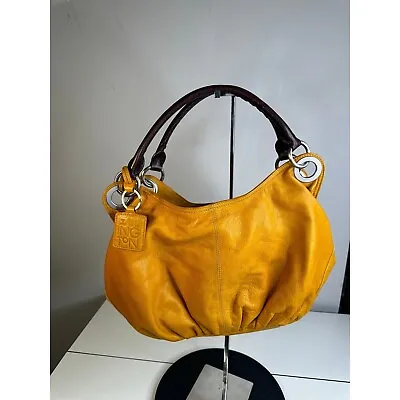 Ellington Mustard Yellow Leather Goods Purse Shoulder Bag • $52