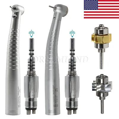 KAVO Style Dental Fiber Optic Handpiece / 4-Hole LED Self-power Quick Coupling • $37.90