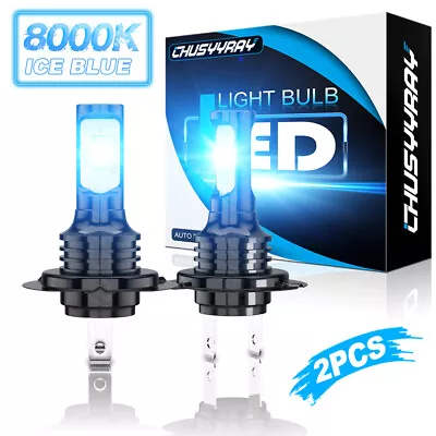 For Kawasaki ZX636 Ninja ZX-6R 2003-06 2010-11 ZX6R LED Headlight H7 Bulbs 8000K • $14.99