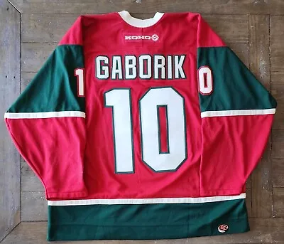 Vintage Koho Minnesota Wild Marian Gaborik #10 Official NHL Jersey Adult XXL • $150