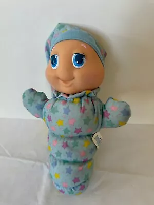 Playskool Vintage 1988 Gloworm Blue PJs W Stars Glow Worm #866 Works • $24.99