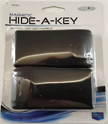 Custom Accessories 46061 Black Hide A Key Magnetic Key Holder Box Pack Of 2 • $7.35