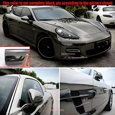 Car Glossy Mirror Chrome Vinyl Wrap Decal Film Sticker Strips Sheet Air Free AB • $490.16