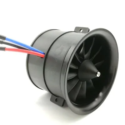  70mm 12 Blades Ducted Fan EDF Unit With 4S 3400KV Brushless Motor1117 • $36.04