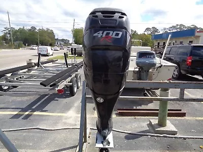 USED  2017 400hp MERCURY VERADO 4 FOUR STROKE 25  OUTBOARD BOAT MOTOR 400R  LH • $13995.95