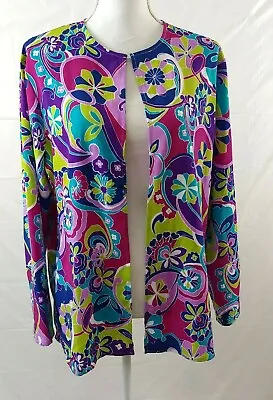 Vtg Maggie Sweet Womens Top Large Long Sleeve Made In USA Layering Career • $13.75