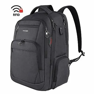 Travel Laptop Backpack 15.6-17.3 Inch Large Water-Repellent USB Charging Port AU • $126.10