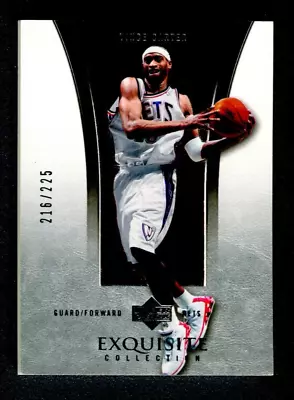 2004-05 Exquisite Collection #23 Vince Carter 216/225 Nets A42 002 • $54