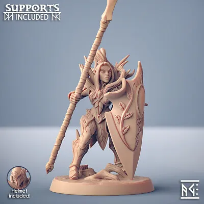 Sylvan HIGH ELF Sylvanesti/Qualinesti SUN Wood Elven PIKE Spear D&D Pathfinder • $30.17