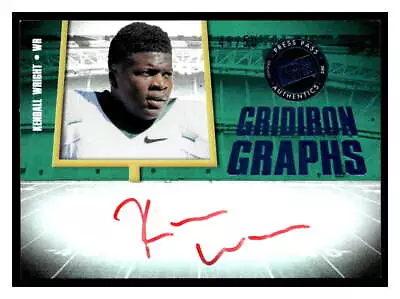 Kendall Wright 2012 Press Pass Gridiron Graphs Autograph /50 Auto • $3.99