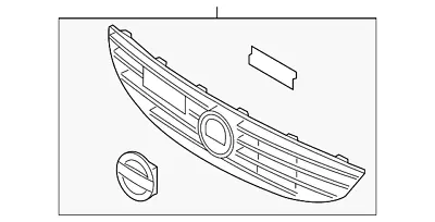 Genuine Volvo Grille Assembly 31333834 • $331.45