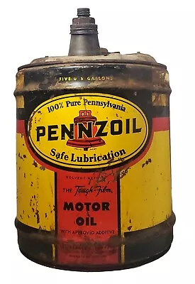 Vintage Pennzoil 5 Gallon Oil Can • $30