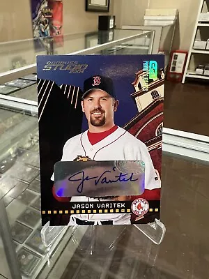 2004 Donruss Studio Jason Varitek Auto /33 • $0.99