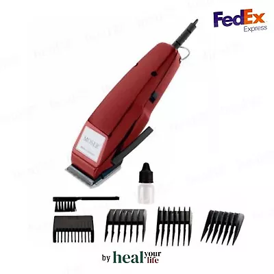 Moser 1400 Hair Clipper Professional Barber Classic Corded Red Raststellen 220V • $77.90