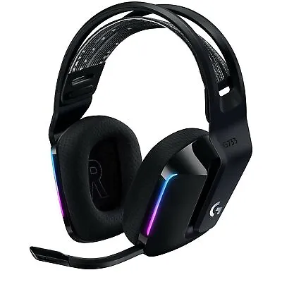 $188.50 • Buy Logitech G733 RGB Lightspeed Black Wireless Over-Ear Lightweight Gaming Headset