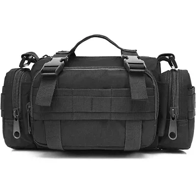 Military Duffel Waist Bag Tactical Molle Bicycle/Motorcycle Waterproof Fanny Bag • $18.99