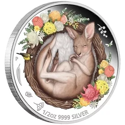 Dreaming Down Under Kangaroo 1/2oz Silver Proof Coin (Queen Elizabeth II) • $189