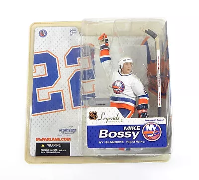 2005 Mike Bossy McFarlane NHL Legends Series 2 Figure NIP Sealed White Jersey • $14.99