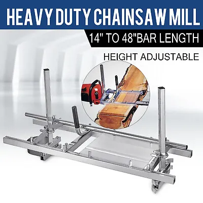 $79 • Buy Portable Chain Saw Mill Log Planking Lumber Cutting 14  - 48  Chainsaw Guide Bar