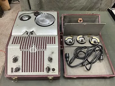 Vintage Webster Chicago Model 80-1 RMA 375 Tube Radio Audio Era Wire Recorder • $100