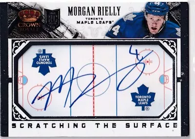13/14 Panini Crown Royale Morgan Rielly Surface Rc Rookie Autograph Auto • $7.73