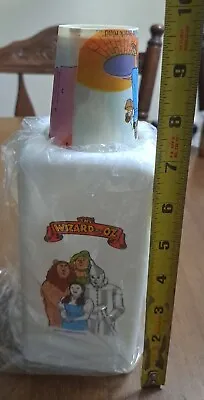 WIZARD Of OZ - 1989 - Pop-Up DIXIE Cup Dispenser W/ 5 Original CUPS * EXCELLENT • $11.99