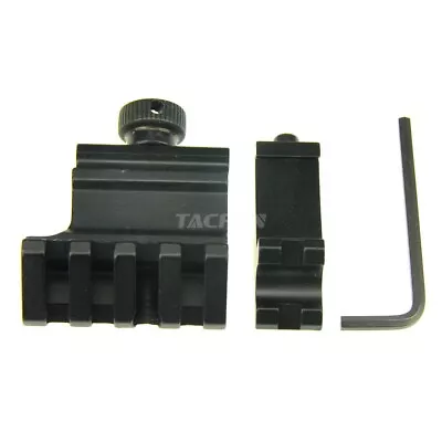 2 COMBO 45 Degree Angle Offset 20mm Picatinny Weaver Rail Mount • $9.99