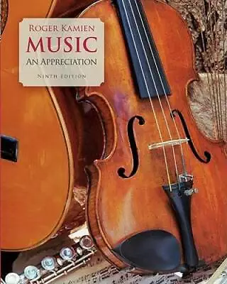 Music An Appreciation - 5 Audio CD Set - Audio CD By Kamien Roger - VERY GOOD • $6