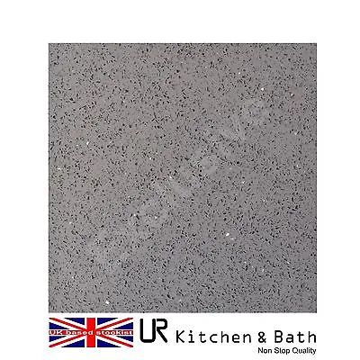 Tiles Sample Grey Quartz Tile With Mirror Fleck • £0.99