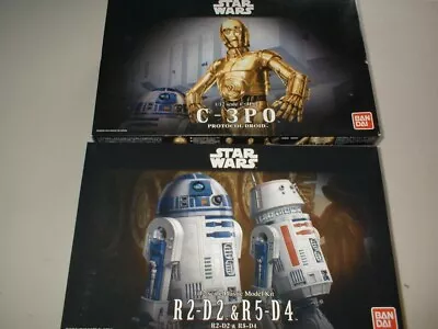 BANDAI 1/12 Star Wars C-3PO + R2-D2 & R5-D4 • £130