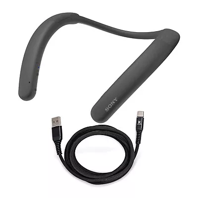 $149.99 • Buy Sony SRS-NB10 H Neckband Speaker Charcoal Gray With 6 Feet USB C Cable Bundle