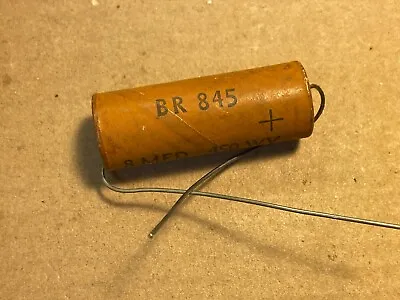 NOS Vintage 1950s Cornell Dubilier 8 Uf 450v Axial Paper Capacitor (Qty) • $10