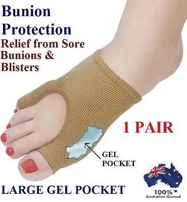 $13.61 • Buy Gel Bunion Protector Toe Separator Straightener Alignment Pain Relief Foot Pad