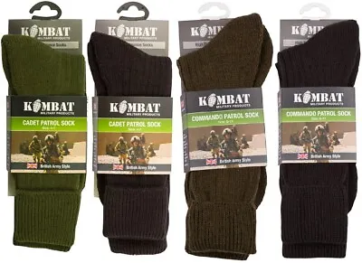 £6.35 • Buy KombatUK British Military Spec Army Warm Comfy Durable Patrol Cadet Sock Socks 